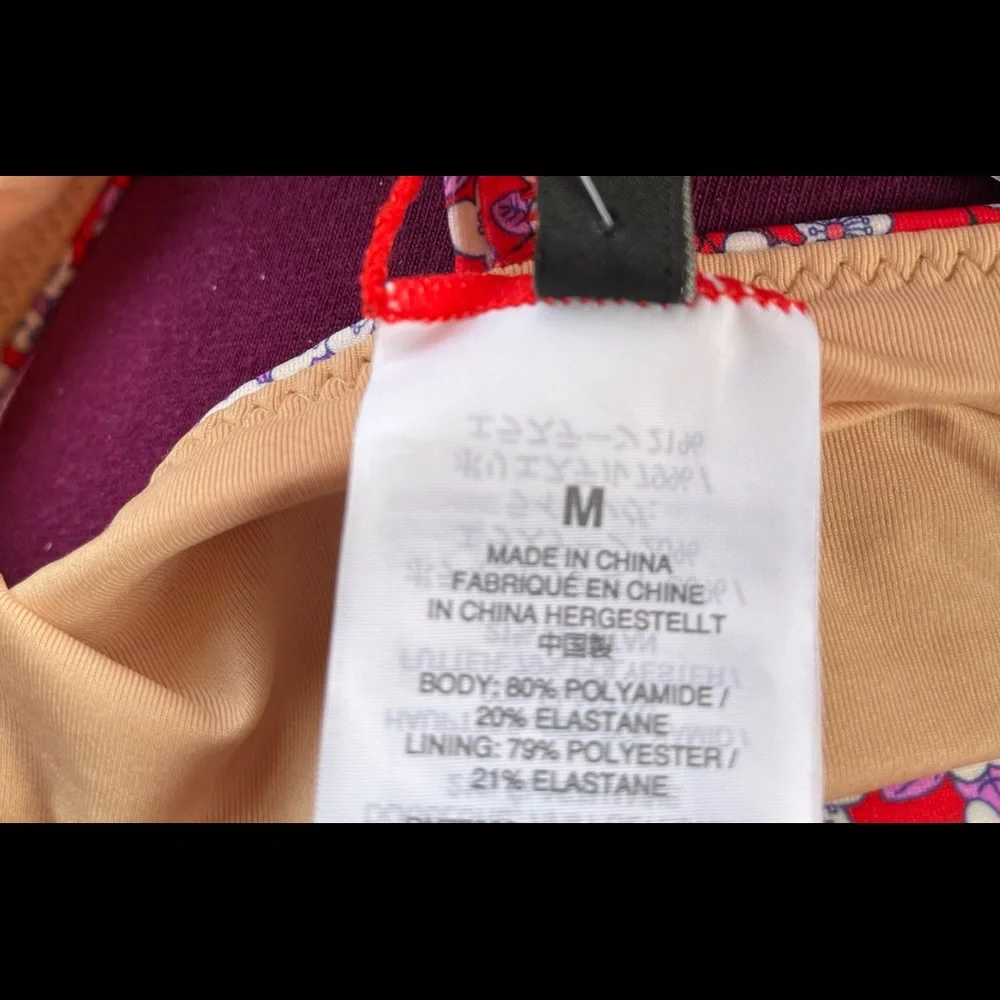 J.Crew Liberty Floral  Print Bikini Top - Picture 3 of 5